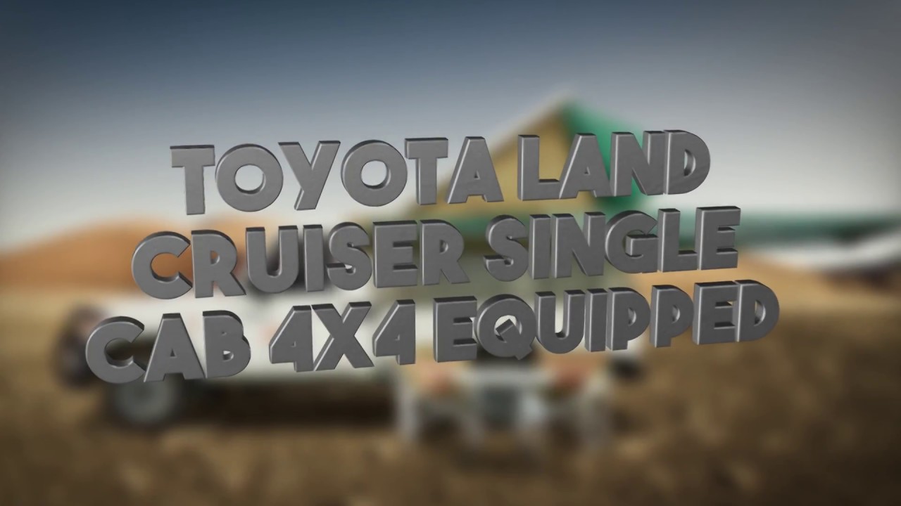 Britz - Toyota Land Cruiser Single Cab 4x4 Equipped - Walkthrough