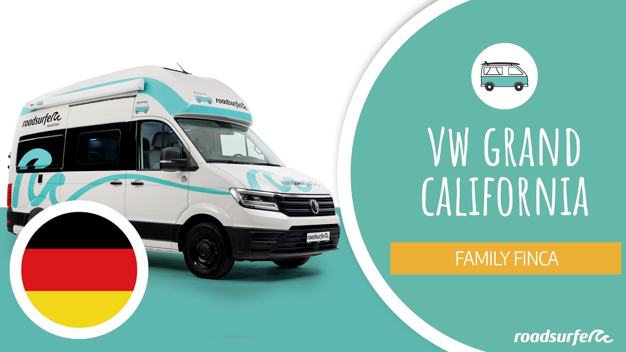 VW Grand California 600 Erklärvideo - roadsurfer Family Finca