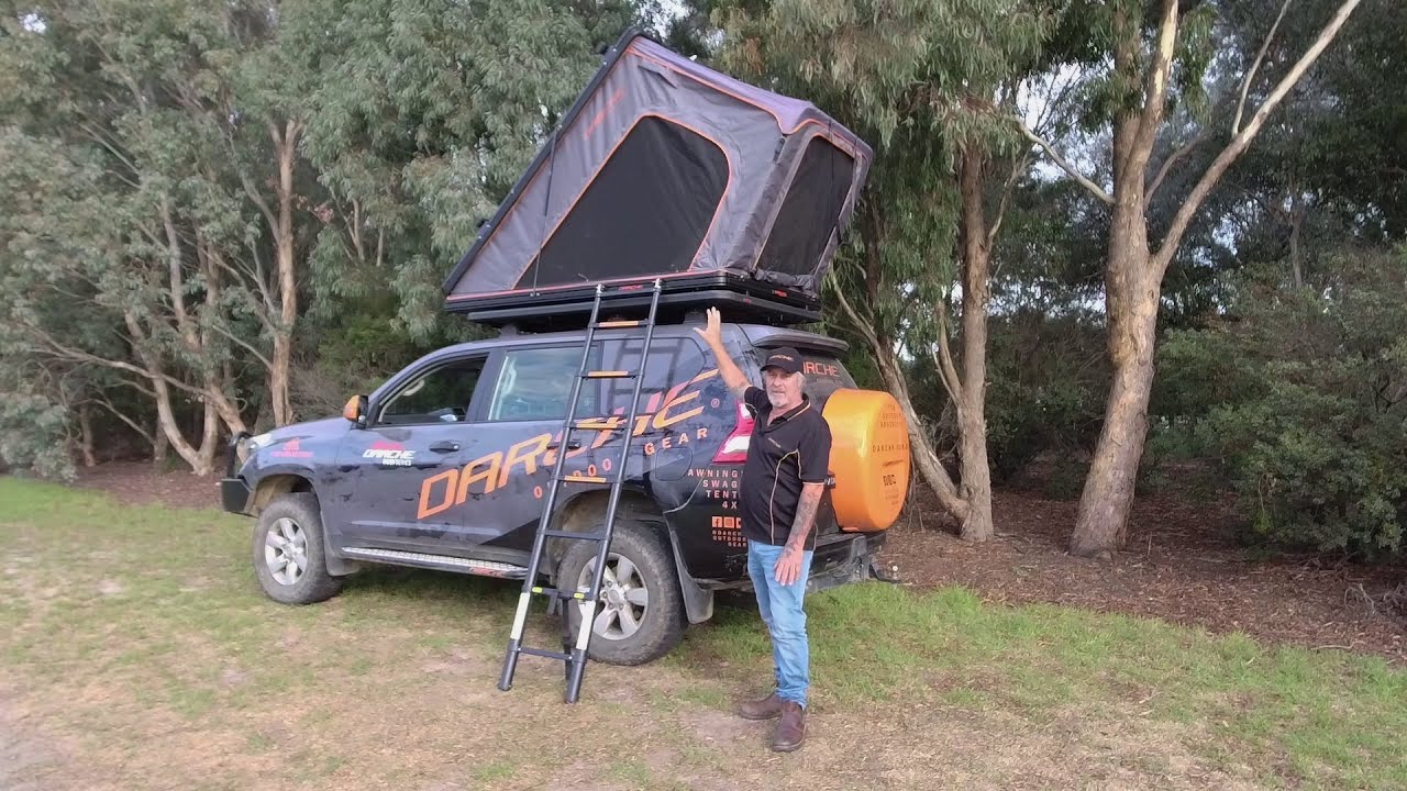 How to set up your Ridgeback Hard Shell Roof Top Tent | DARCHE®