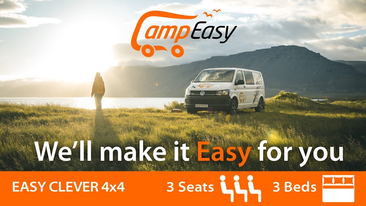 Easy Clever 4x4 - The 4x4 Camper for Iceland - CampEasy - 2019