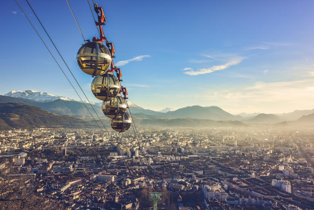 Grenoble Frankreich, Seilbahn