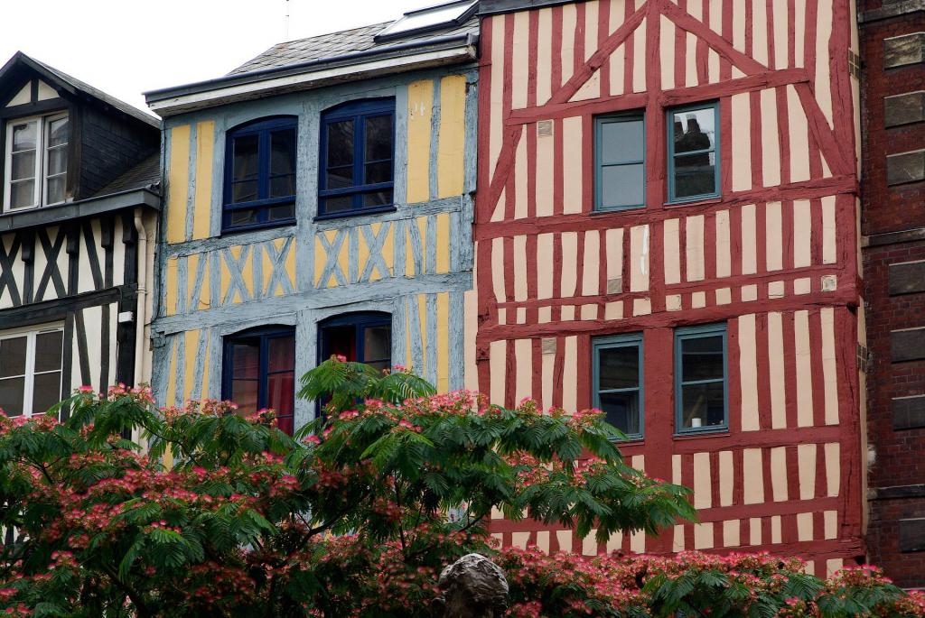 Rouen Frankreich, Fachwerkhäuser