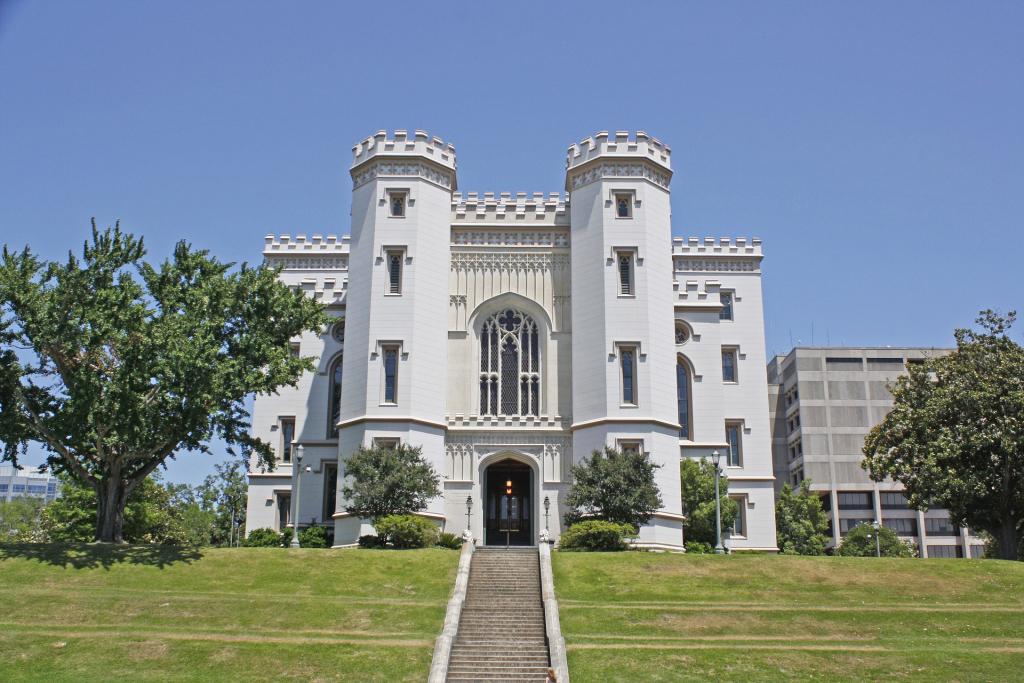 Baton Rouge USA, Old State Capitol, Mansion, Governor