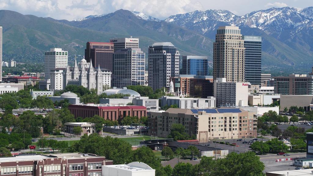Salt Lake City USA, Utah, Rocky Mountains
