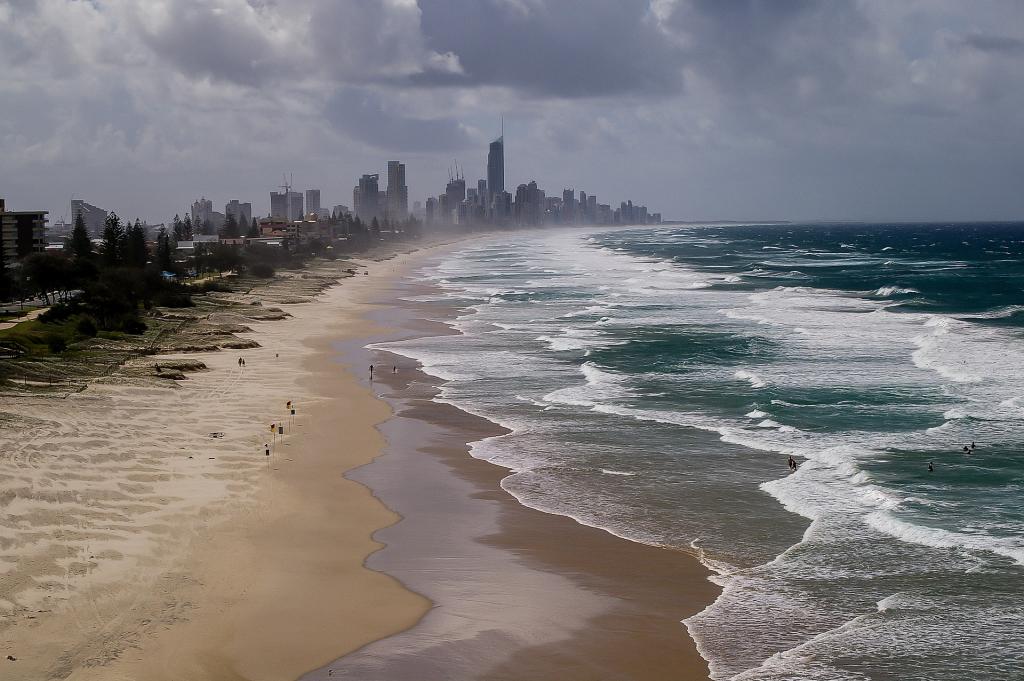 Gold Coast Australien, Beach, Skyscrapers