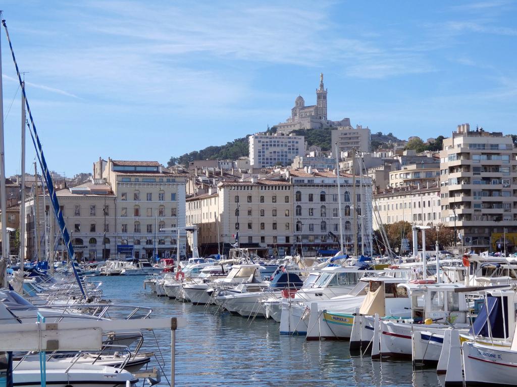 Marseille Frankreich, Old Port, Our Lady