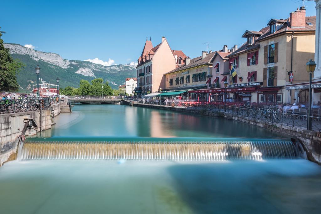 Annecy Frankreich, Lake, Canal