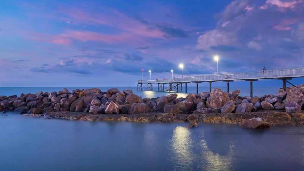 Darwin Australien, Sunset, Peer, Tropical