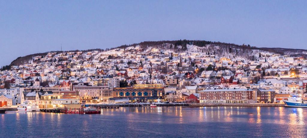 Nordkjosbotn / Tromsø Norwegen, Tromso, Sunrise