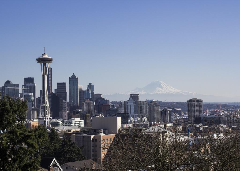 Seattle USA, Mount Rainier, Washington