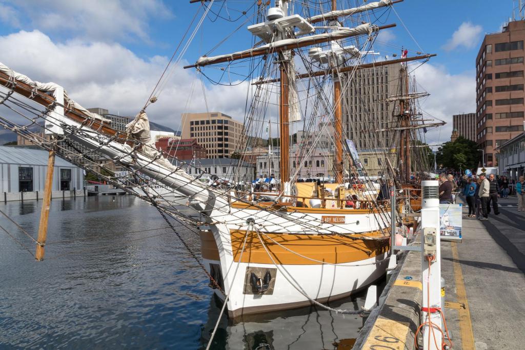 Hobart Australien, Tasmania,  Wooden Boat Festival