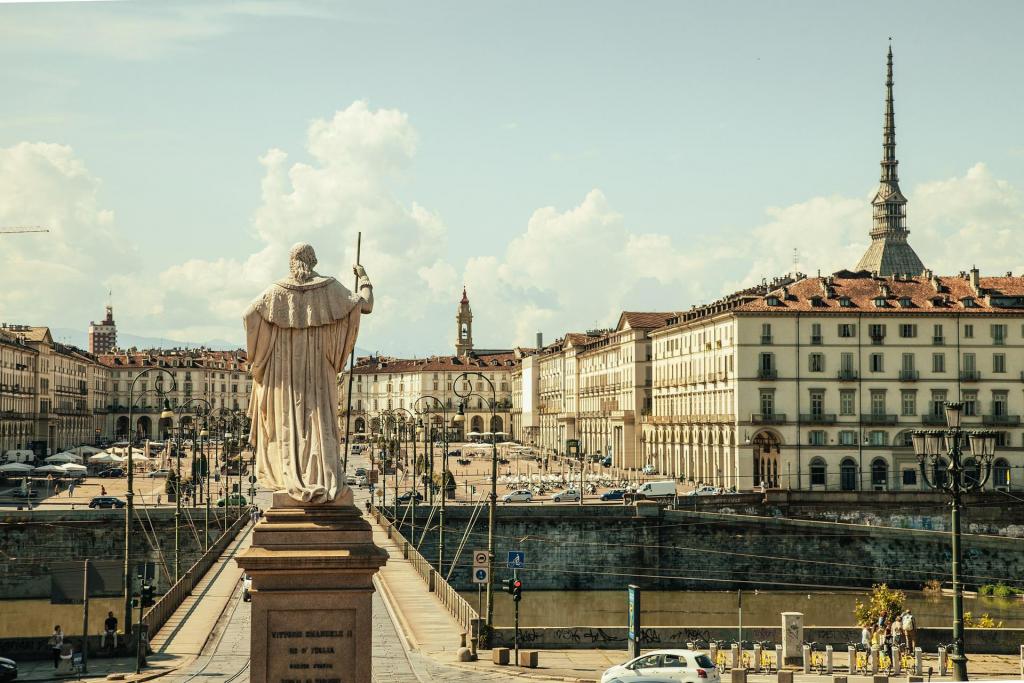 Turin Italien, Piazza Vittorio, Torino